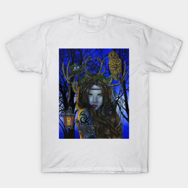 Gaia T-Shirt by MJWilliamArt